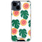 Bouffants and Broken Hearts Tropical Leaves and Citrus iPhone 15 Clear Case